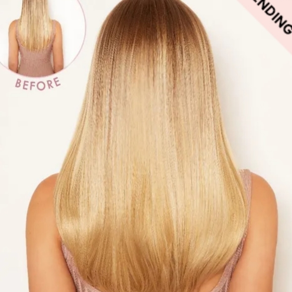 Lullabellz Synthetic 16" 5 Piece Curve Clip In Hair Extensions. NEVER USED! - Picture 3 of 8